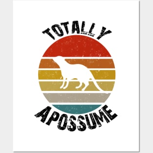 Totally Apossume, opossum vintage design Posters and Art